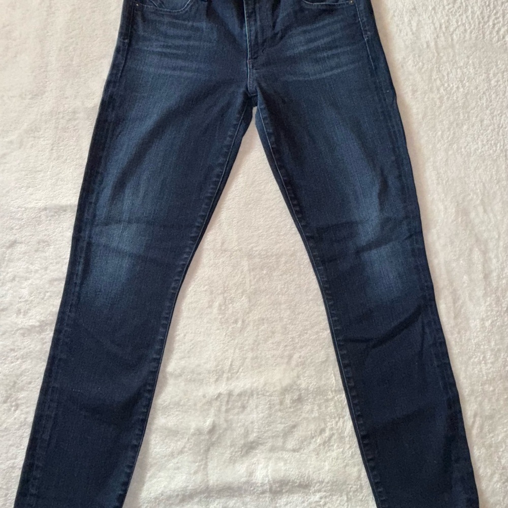 Citizens Of Humanity women Dark Blue Jeans by Jerome Daman low Rise skinny leg